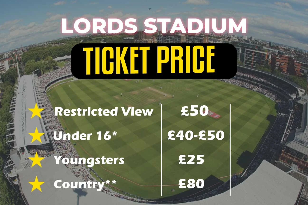 Lord's Cricket Ground Tickets